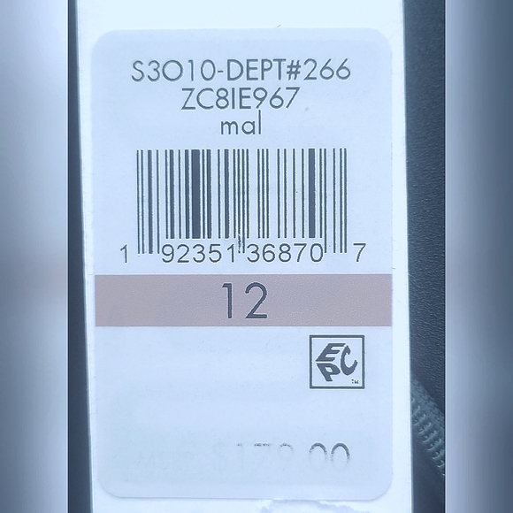 NWT Calvin Klein Beaded Sheath Dress, Green, Size 12 - Picture 8 of 12